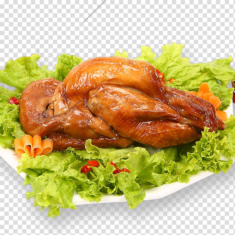 Roast chicken Barbecue chicken Cocido Fried chicken, Cooked chicken transparent background PNG clipart
