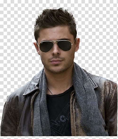 Zac Efron New Year\'s Eve Leather jacket, jacket transparent background PNG clipart