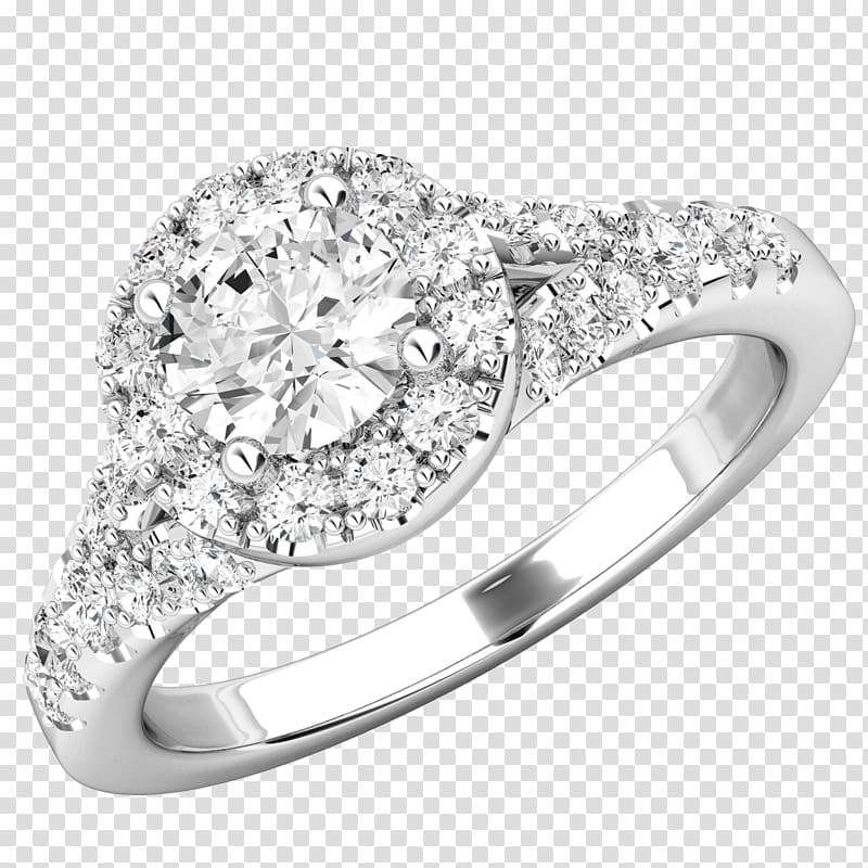 Wedding ring Diamond Bracelet Jewellery, solitaire ring transparent background PNG clipart
