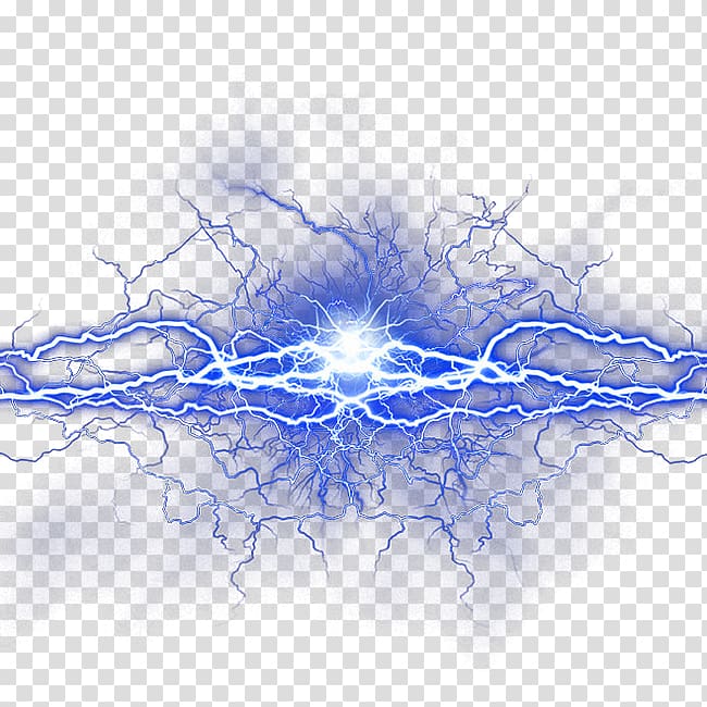 blue lighting, Lightning Icon, Blue Fresh Lightning Effect Element transparent background PNG clipart
