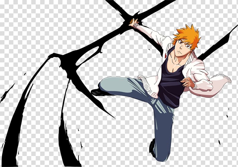 Ichigo Kurosaki Byakuya Kuchiki Renji Abarai Zangetsu Rukia Kuchiki, ichigo kurosaki transparent background PNG clipart