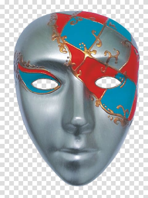 Venetian masks Cobalt blue, mask transparent background PNG clipart