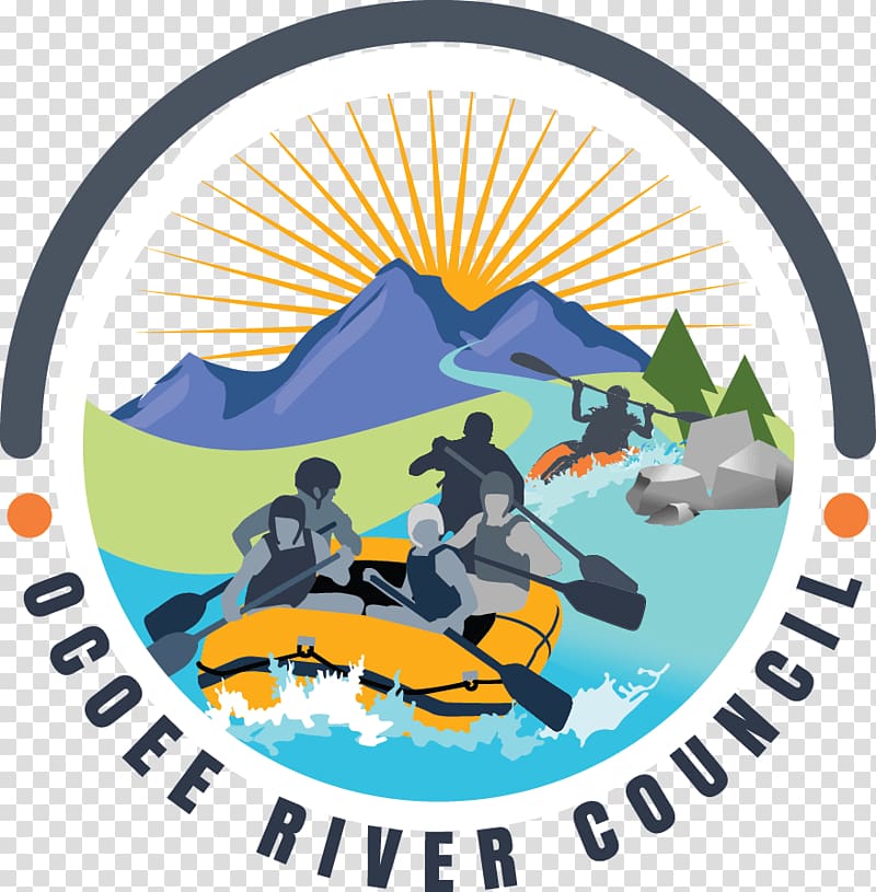 Toccoa/Ocoee River Rafting Ocoee Whitewater Center, the raft logo transparent background PNG clipart