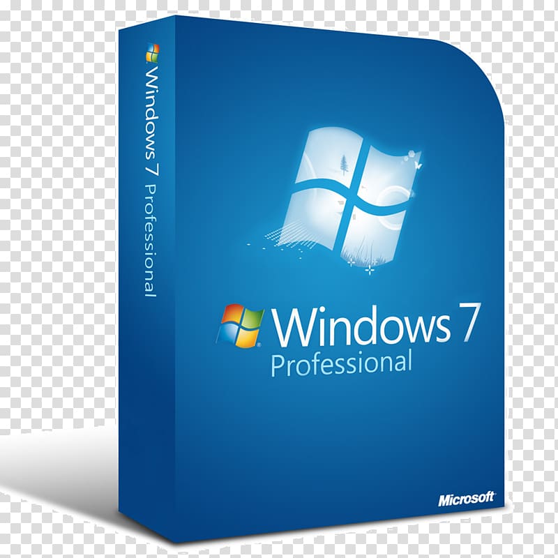 Windows 7 Operating Systems Computer Software 64-bit computing, professional transparent background PNG clipart