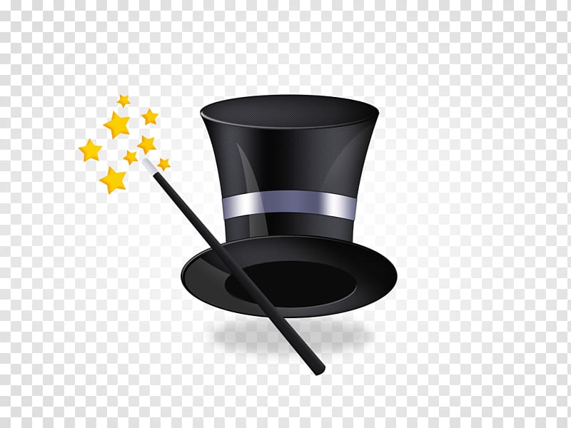 black and gray magician hat, Magic Hat Brewing Company Wand , Magician\'s hat transparent background PNG clipart
