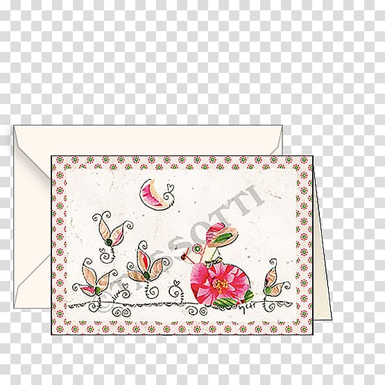 Paper Biglietto Augur Greeting & Note Cards Easter, La Calza Di Piantini Rosa transparent background PNG clipart