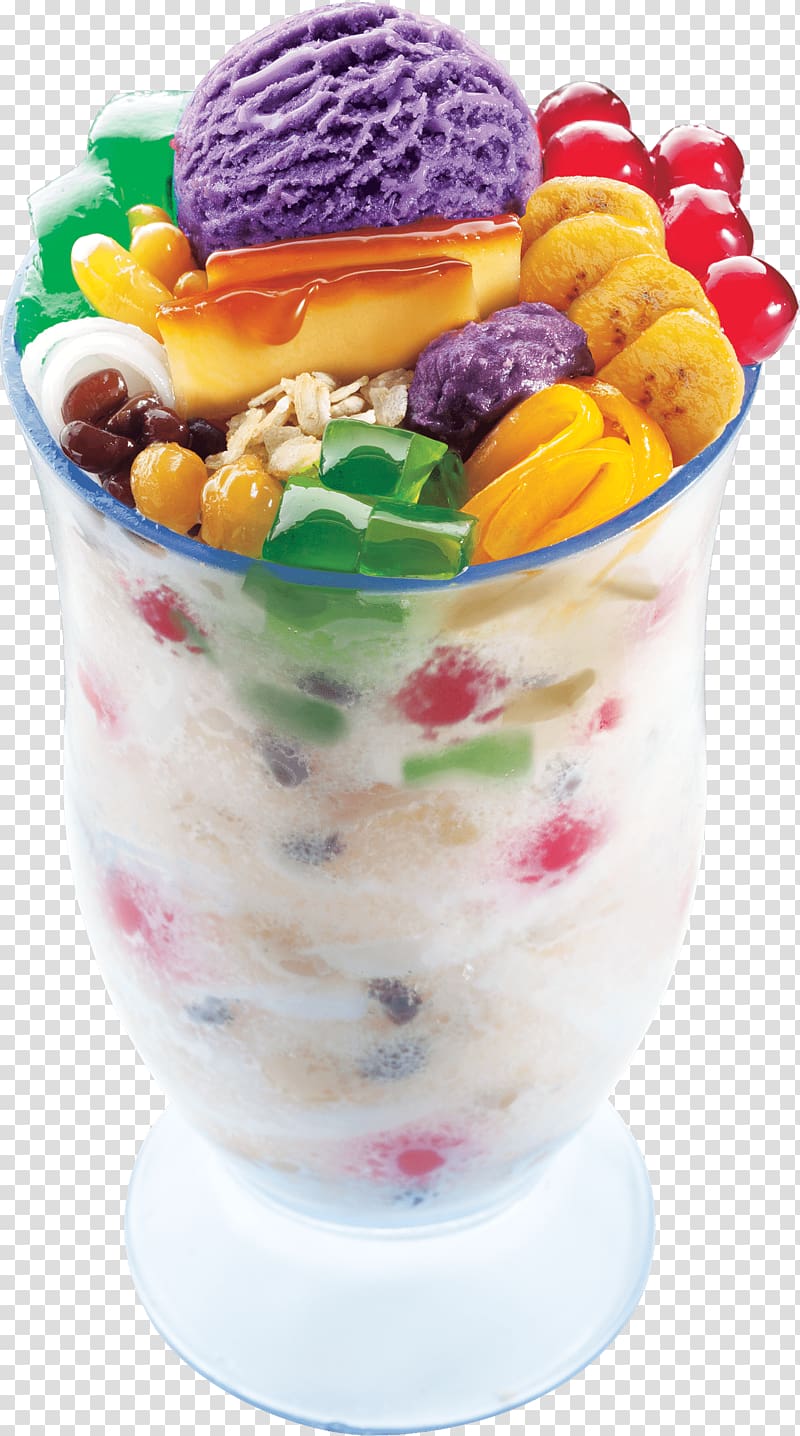 Sundae Ice cream Frozen yogurt Parfait Knickerbocker glory, ice cream transparent background PNG clipart