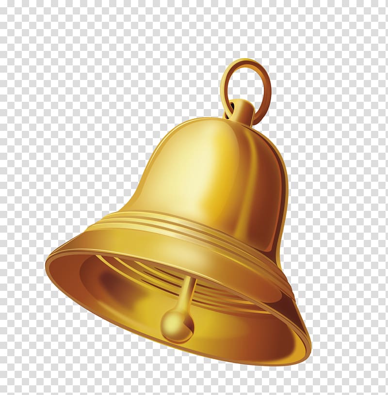 bell illustration , Bell Computer file, gold bells transparent background PNG clipart