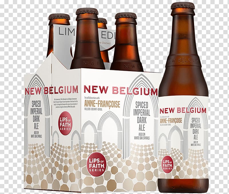 Ale New Belgium Brewing Company Beer bottle Brewery, Dark Beer transparent background PNG clipart
