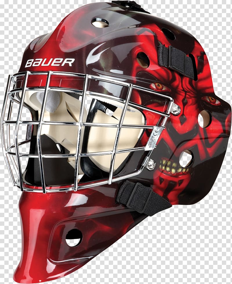 National Hockey League Goaltender mask Hockey Helmets Ice hockey equipment, hockey transparent background PNG clipart
