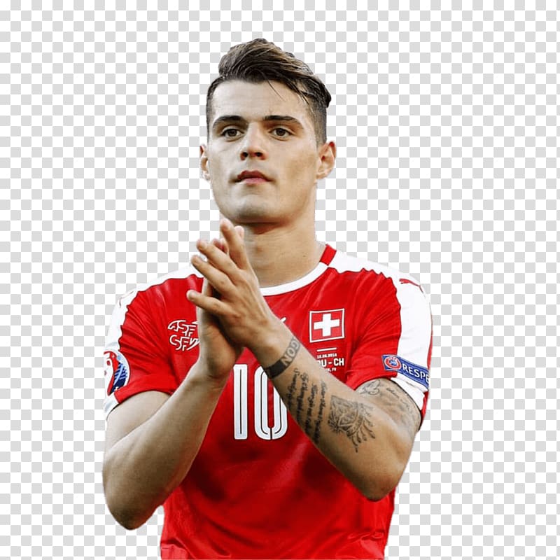 Granit Xhaka 2018 World Cup Switzerland national football team Arsenal F.C., Switzerland transparent background PNG clipart