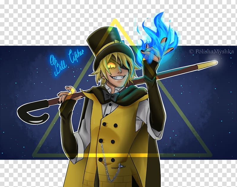 Bill Cipher Dipper Pines Anime Drawing, Anime transparent background PNG clipart