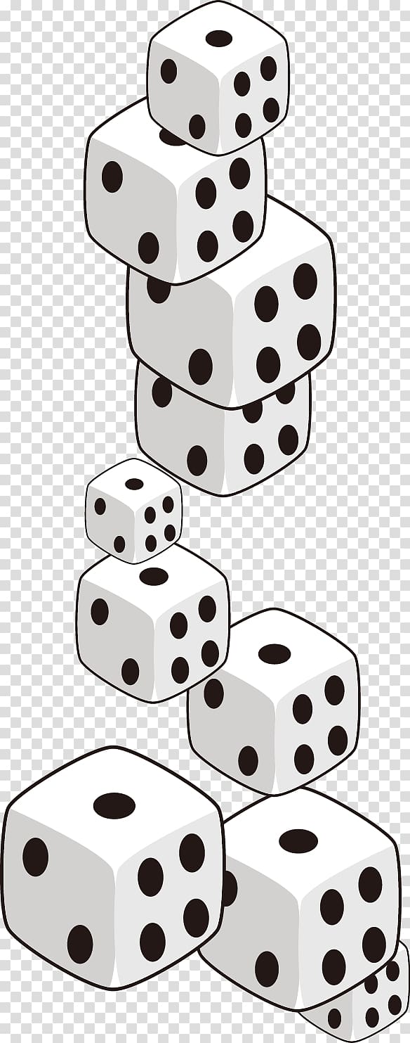 Dice game, Dice pattern buckle Free transparent background PNG clipart