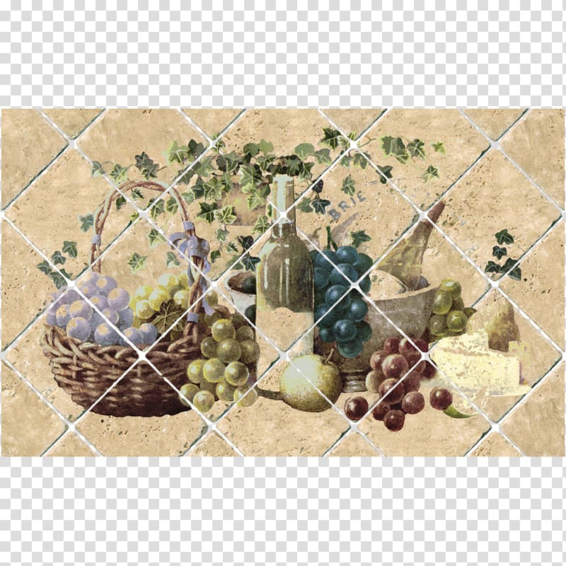 Grape Fliesenspiegel Mural Florentine biscuit Tile, grape Ivy transparent background PNG clipart