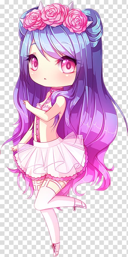 Chibi Anime Drawing Kavaii Female, Chibi transparent background PNG clipart