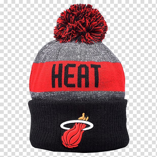 Beanie NBA Knit cap Baseball cap Miami Heat, beanie transparent background PNG clipart