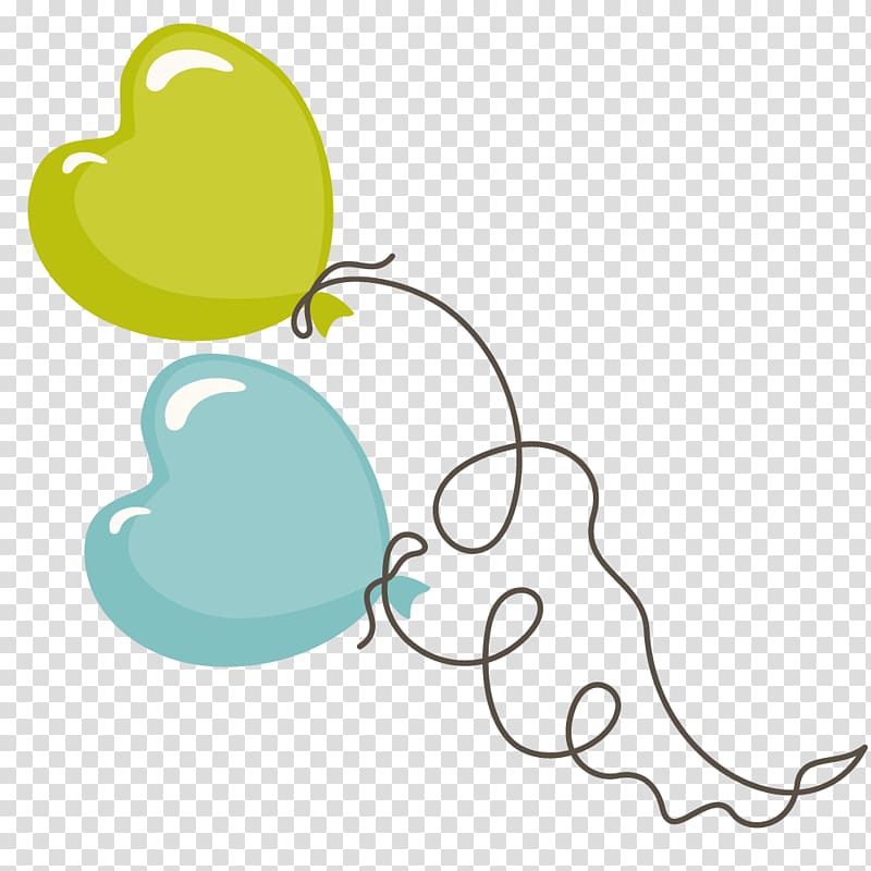 , small decorative balloons transparent background PNG clipart