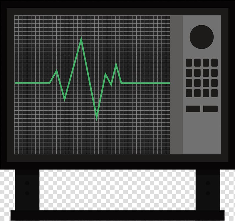 Electrocardiography Health Care Monitoring, ECG monitor transparent background PNG clipart