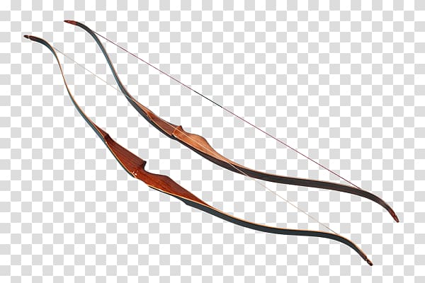 Recurve bow Bow and arrow Bow draw Longbow Bowstring, others transparent background PNG clipart