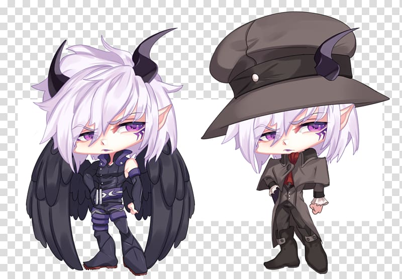 Anime Rage of Bahamut Azazel Drawing Chibi, apocalypse transparent background PNG clipart