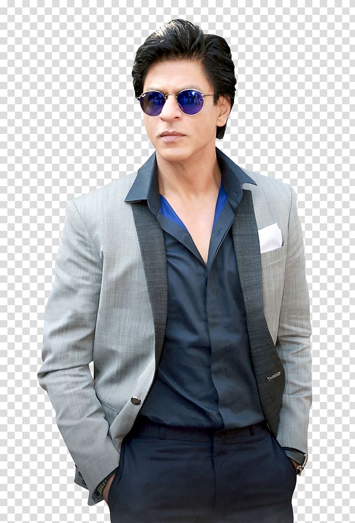 man wearing gray suit jacket, Shah Rukh Khan Baadshah Actor Bollywood, Shahrukh Khan transparent background PNG clipart