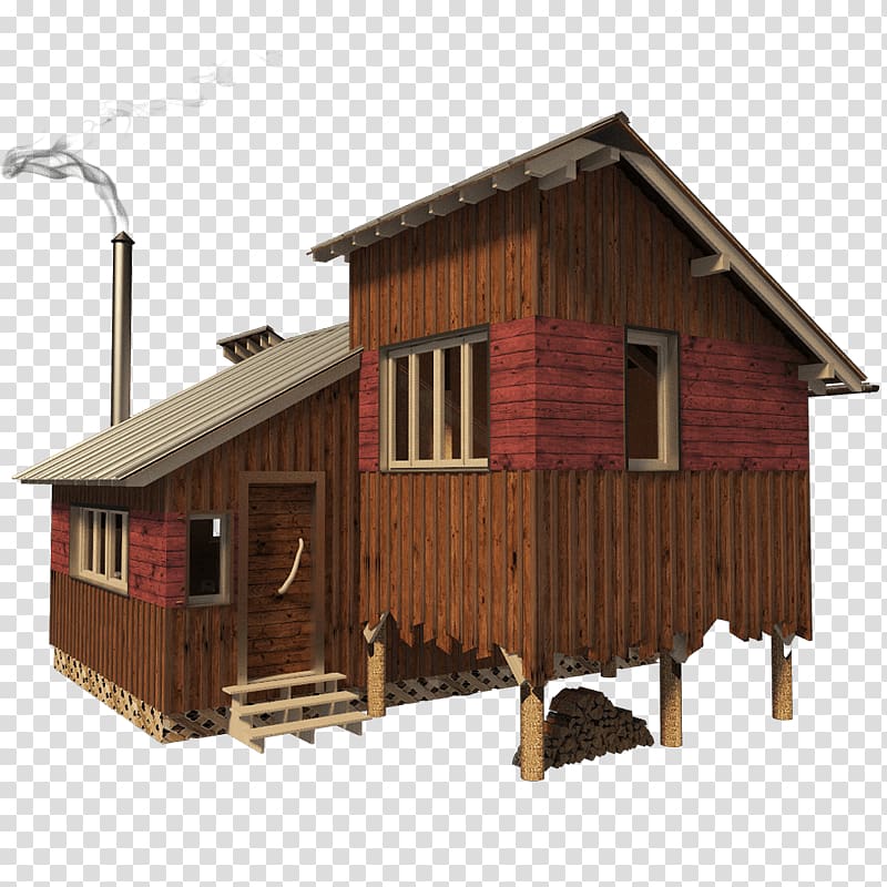 Log cabin House Cottage Building Plan, house transparent background PNG clipart