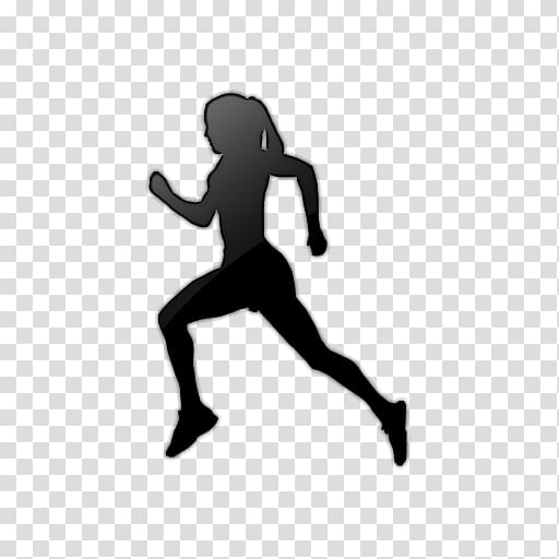 Running Silhouette , Woman Jogger transparent background PNG clipart