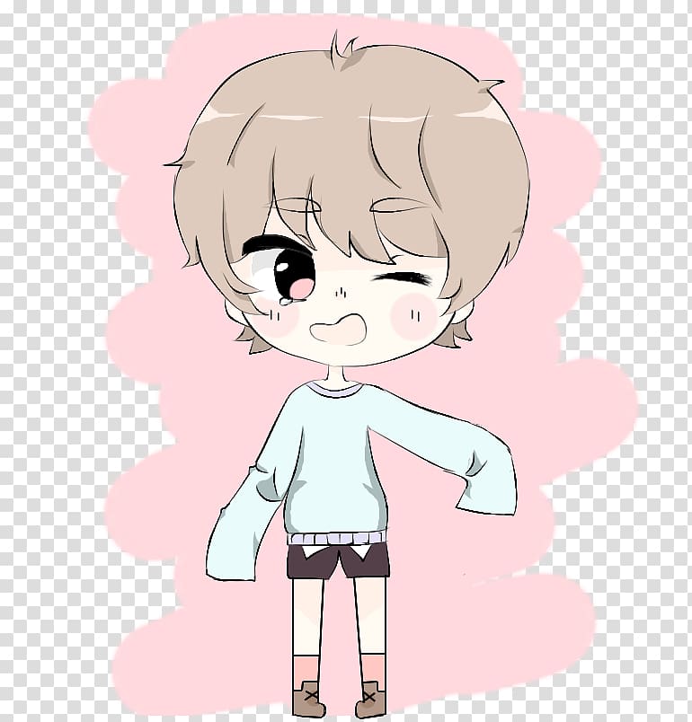 Chibi Mangaka Tsundere Yaoi Drawing, Chibi transparent background PNG clipart