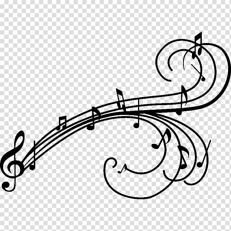 Clef Musical note Sheet Music Sticker, musical note transparent background PNG clipart