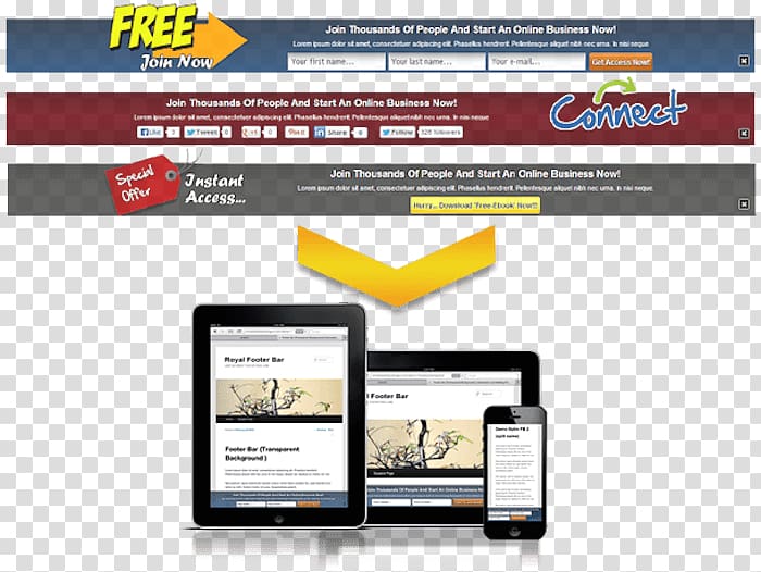 Web page Online advertising Page footer Display advertising, footer bar transparent background PNG clipart