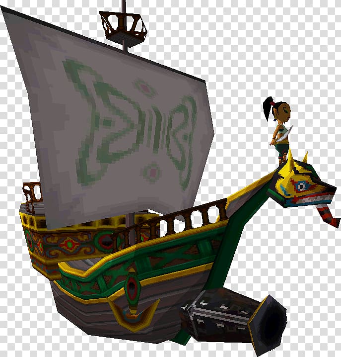 The Legend of Zelda: Phantom Hourglass Caravel Ship Sailor Pegleg, Ship transparent background PNG clipart