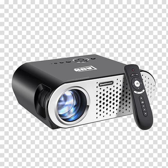 Multimedia Projectors LED-backlit LCD Light-emitting diode Digital Light Processing, Projector transparent background PNG clipart