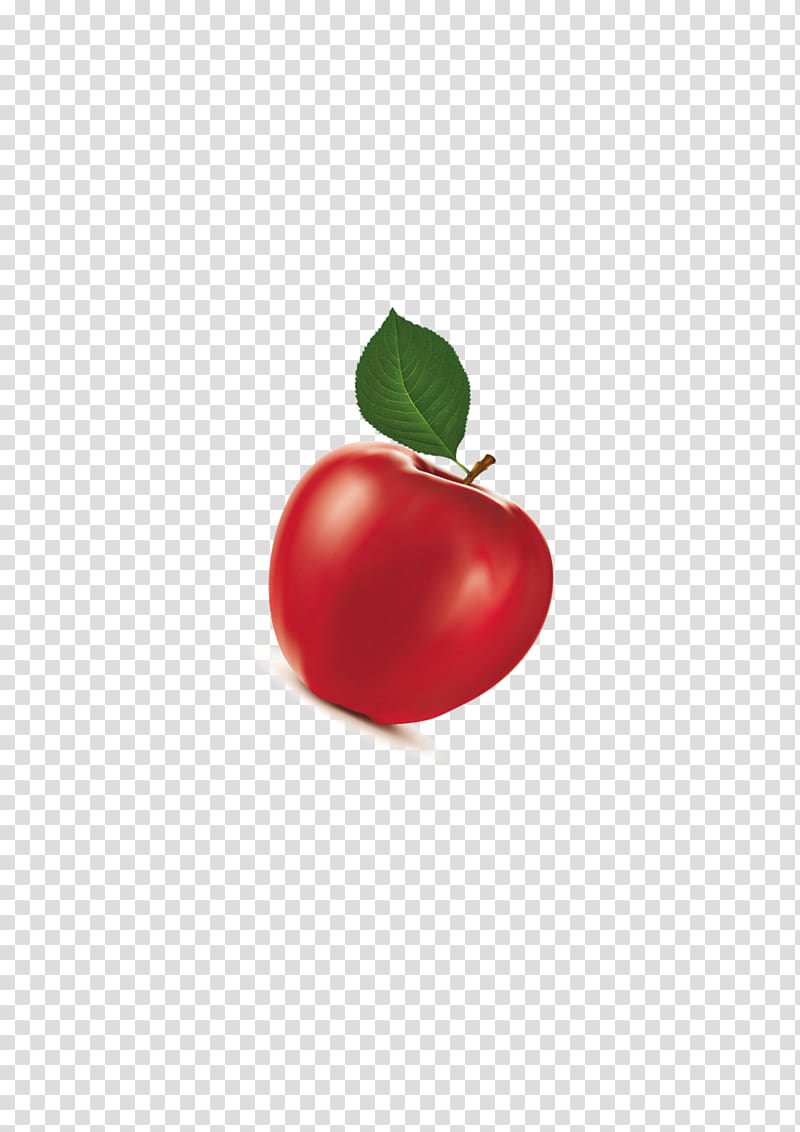 Apple Cherry Heart Computer , A red apple transparent background PNG clipart