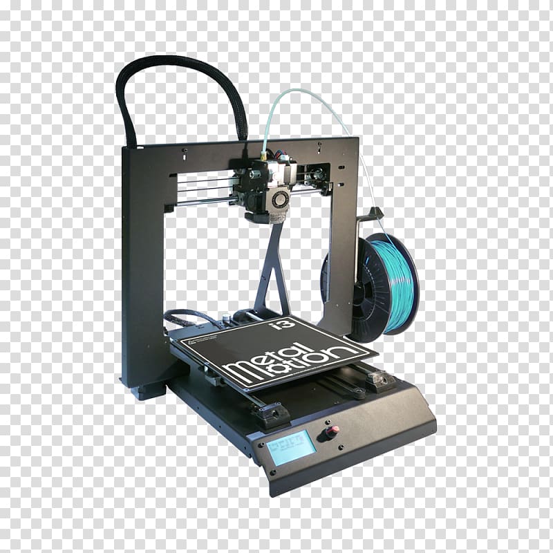 3D printing Prusa i3 Metal Printer, printer transparent background PNG clipart