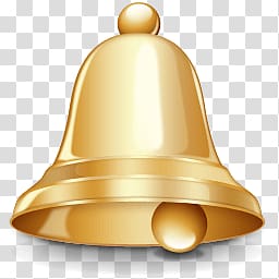 gold bell illustration, Gold Bell transparent background PNG clipart