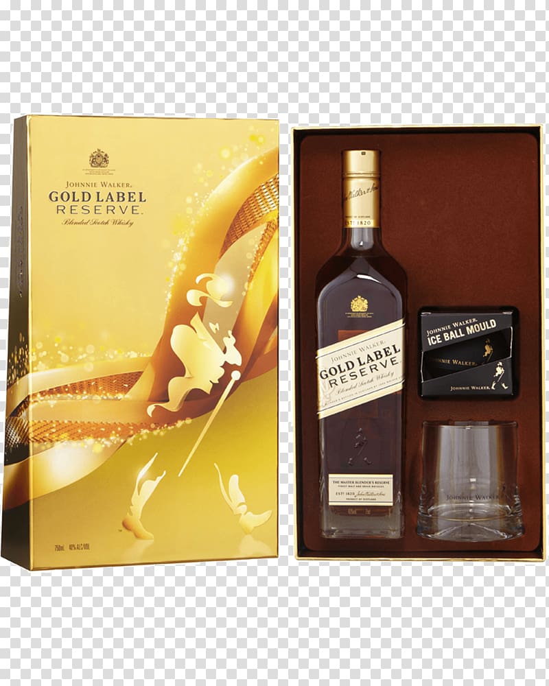 Whiskey Distilled beverage Scotch whisky Johnnie Walker Beer, label gift transparent background PNG clipart