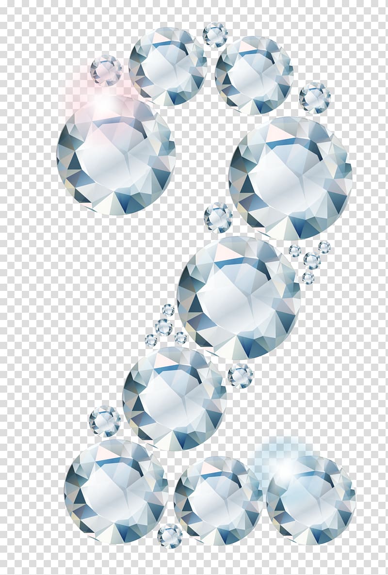 Crystal Diamond Jewellery, Blue Diamond transparent background PNG clipart