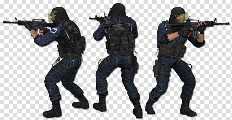Airsoft Guns Soldier SWAT Army, Soldier transparent background PNG clipart