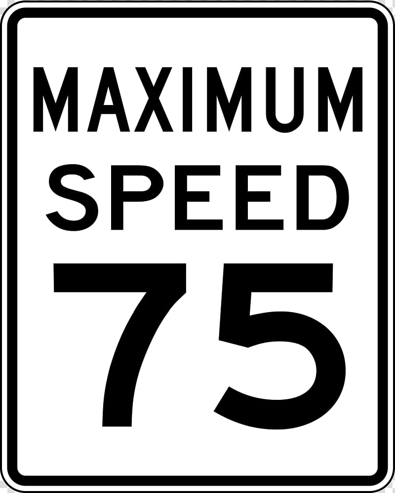 Speed limit United States Manual on Uniform Traffic Control Devices Vehicle Miles per hour, united states transparent background PNG clipart