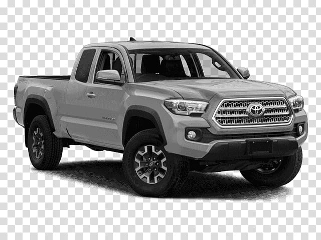 2018 Toyota Tacoma SR5 Access Cab Pickup truck 2018 Toyota Tacoma SR5 V6 Four-wheel drive, four-wheel drive off-road vehicles transparent background PNG clipart