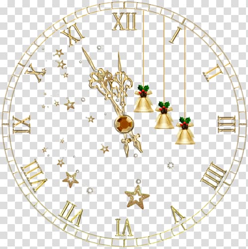 christmas clock transparent background PNG clipart