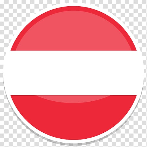 stop illustration, circle line red font, Austria transparent background PNG clipart