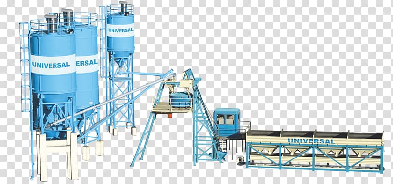 Concrete plant Machine Cement Mixers Ready-mix concrete, home plant transparent background PNG clipart