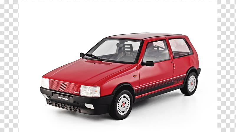 Fiat Uno Model car Fiat Automobiles Subcompact car, car transparent background PNG clipart