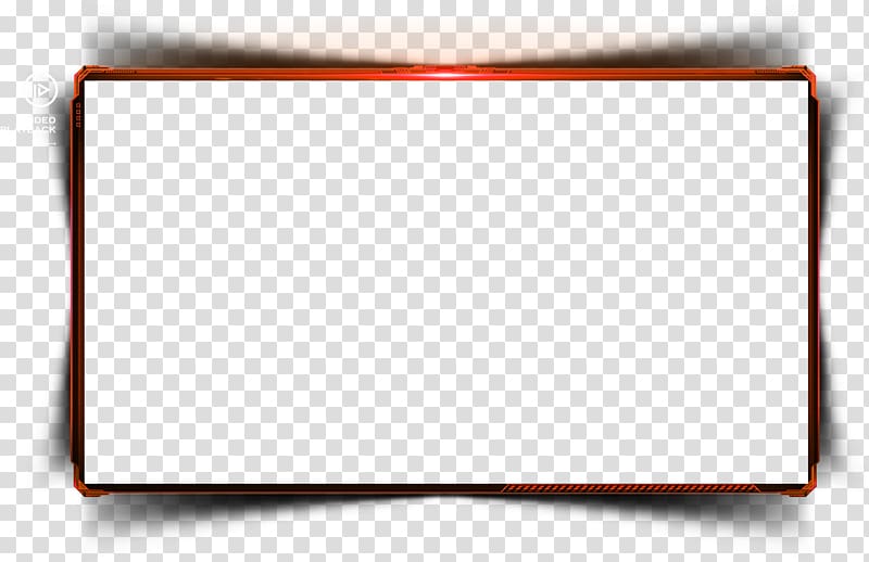 red simple line border texture transparent background PNG clipart