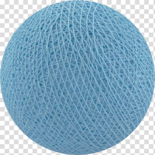 Cotton Balls Garland Textile Blue, garland transparent background PNG clipart