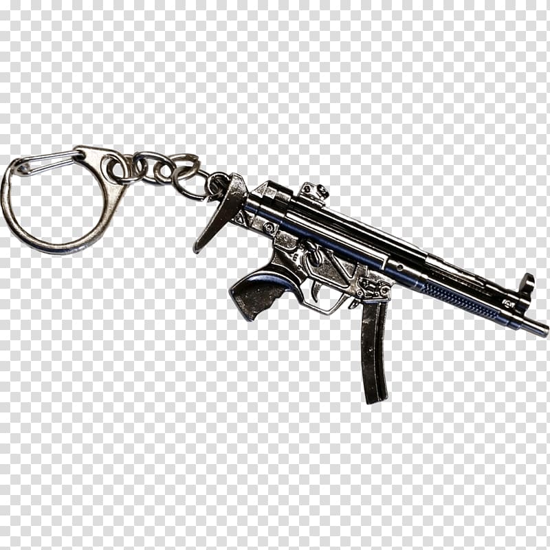 Trigger Key Chains Firearm Metal Gun barrel, weapon transparent background PNG clipart