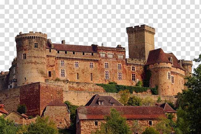 Chxe2teau de Castelnau-Bretenoux Thxe9gra Rocamadour Tauriac, castle transparent background PNG clipart