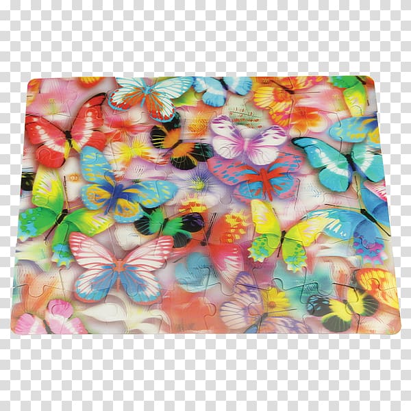Jigsaw Puzzles Puzz 3D Butterfly 3D-Puzzle, butterfly transparent background PNG clipart