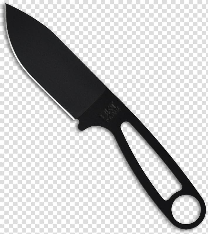 Neck knife Survival knife Ka-Bar Blade, knife transparent background PNG clipart